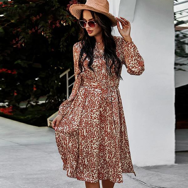 robe motif ethnique