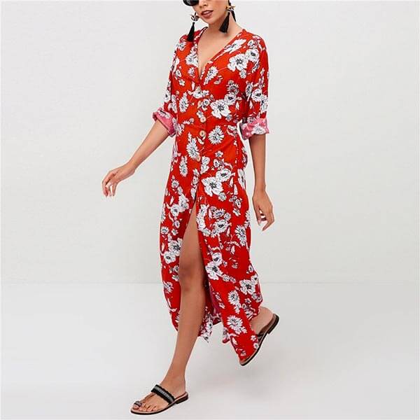 robe motif japonais