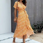 robe orange cache coeur