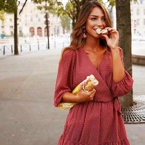 robe portefeuille asymétrique
