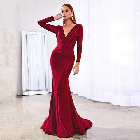 robe portefeuille bordeaux satinée