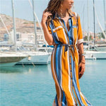 robe portefeuille boutonnée col à revers