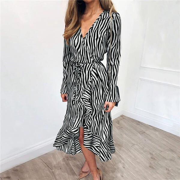 robe portefeuille de soirée