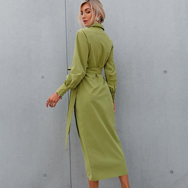 robe portefeuille drapée