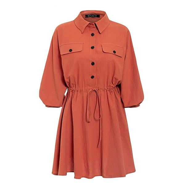 robe portefeuille évasée
