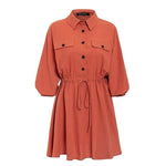 robe portefeuille évasée