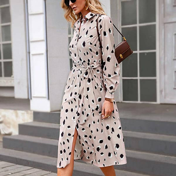 robe portefeuille fendue