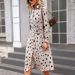 robe portefeuille fendue