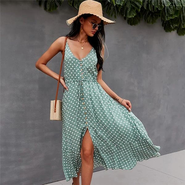 robe portefeuille longue lin