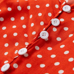 robe portefeuille longue rouge