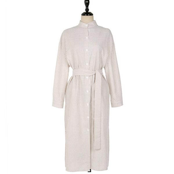 robe portefeuille rayure