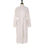 robe portefeuille rayure