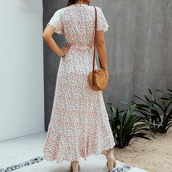 robe rose dragée