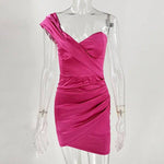robe rose fushia courte
