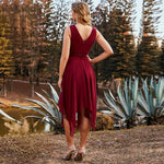 robe rouge en soie