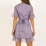 robe violette portefeuille