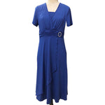 robe bleu brillante