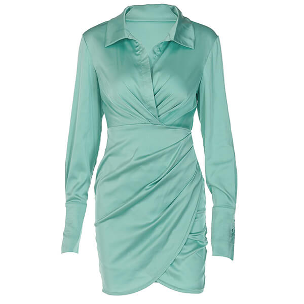 robe cache coeur satin