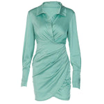 robe cache coeur satin