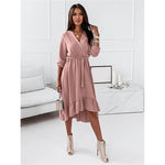 robe courte devant longue derrière fleurie