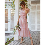 robe fleurie a volants