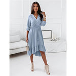robe fluide courte devant longue derriere