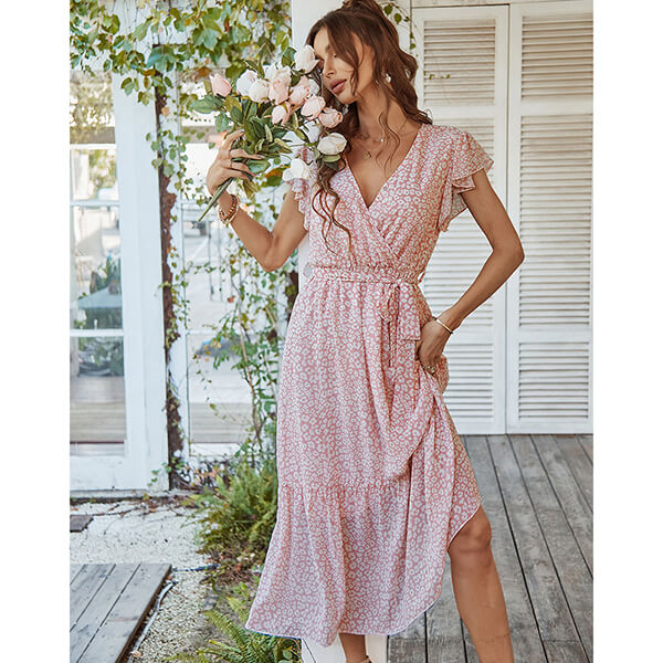 robe maxi fleurie