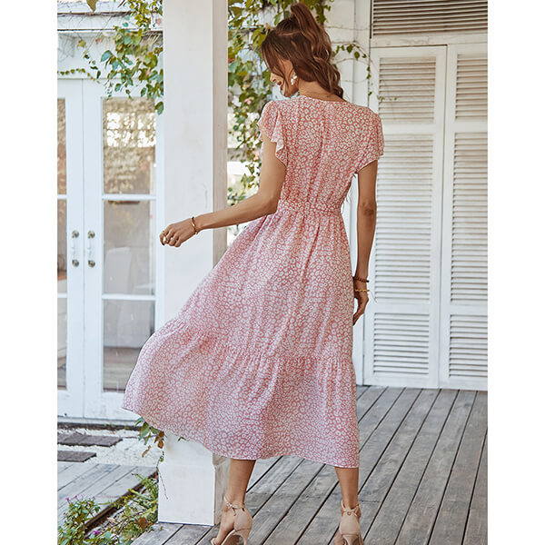 robe maxi fleurie mariage