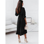 robe portefeuille courte devant longue derrière