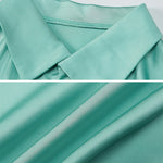 robe portefeuille satin